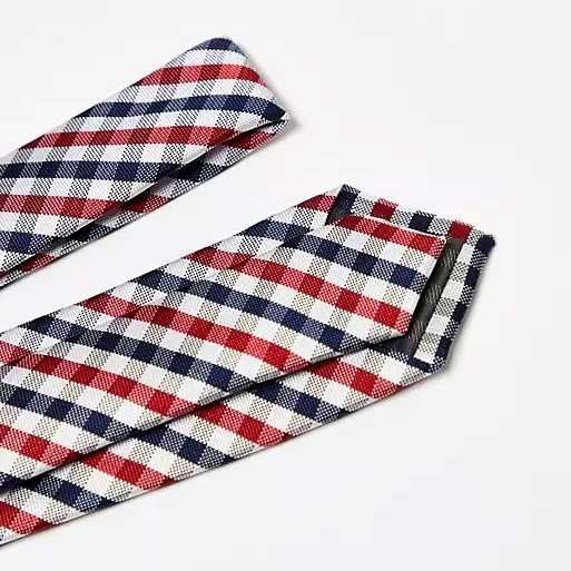 Ben Sherman checked tie чоловіча краватка вузька в клітинку галстук