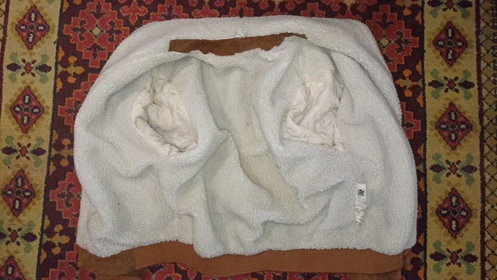 Куртка замшева,дуже тепла