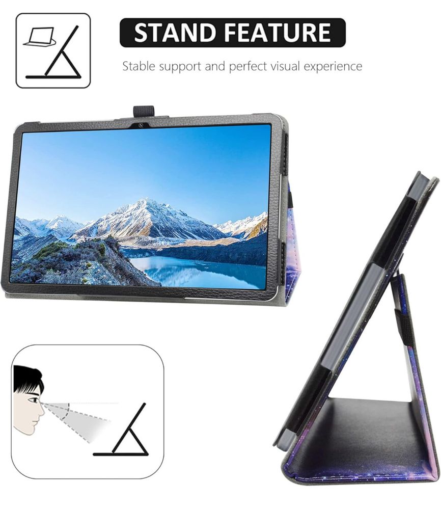 Etui PU z obrotowym stojakiem do CHUWI HiPad Max 10.36 Galaxy