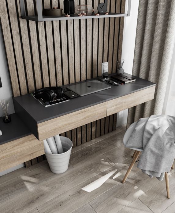 Тумба приліжкова Стіл туалетний підвісний Стол Тумбочка подвесная