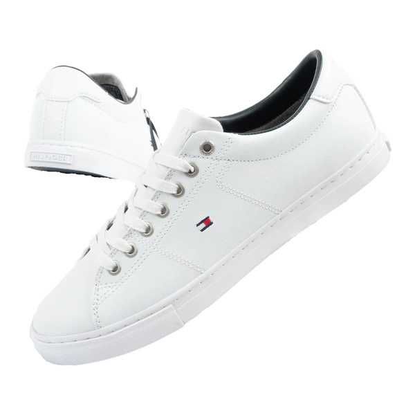 Tommy Hilfiger Essential męskie trampki wygodne skóra białe r. 40-46