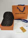 LOUIS VUITTON Męska damska czapka z daszkiem bejsbolówka 94-32