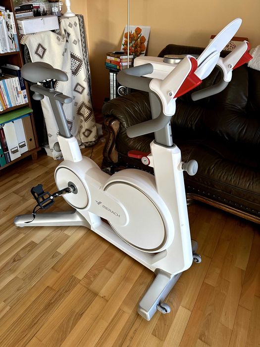 Merach Swan, Rower Spinningowy Elektromagnetyczny Biały Gwarancja