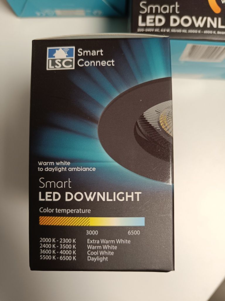 Zestaw oczek Smart LED 3 szt kolor czarny