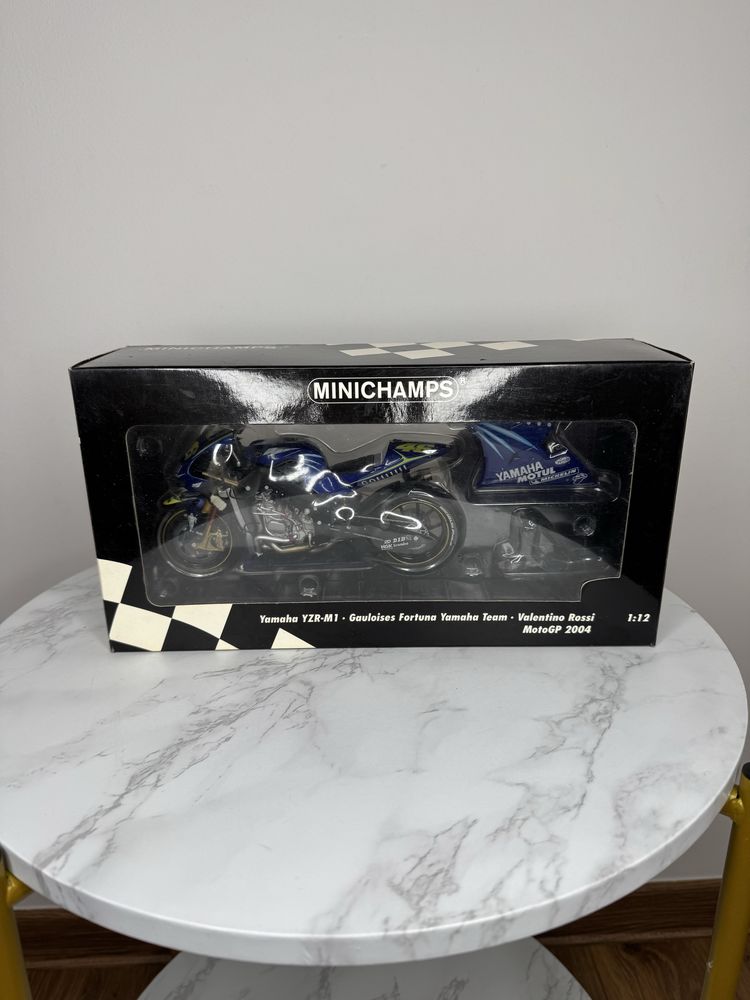 Model Minichamps Motocykla Yamaha GO! Vr46 Valentino Rossi 1:12 Unikat