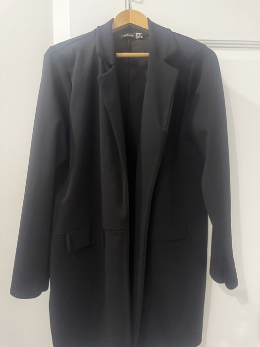 Marynarka dluga czarna rizmuar 44