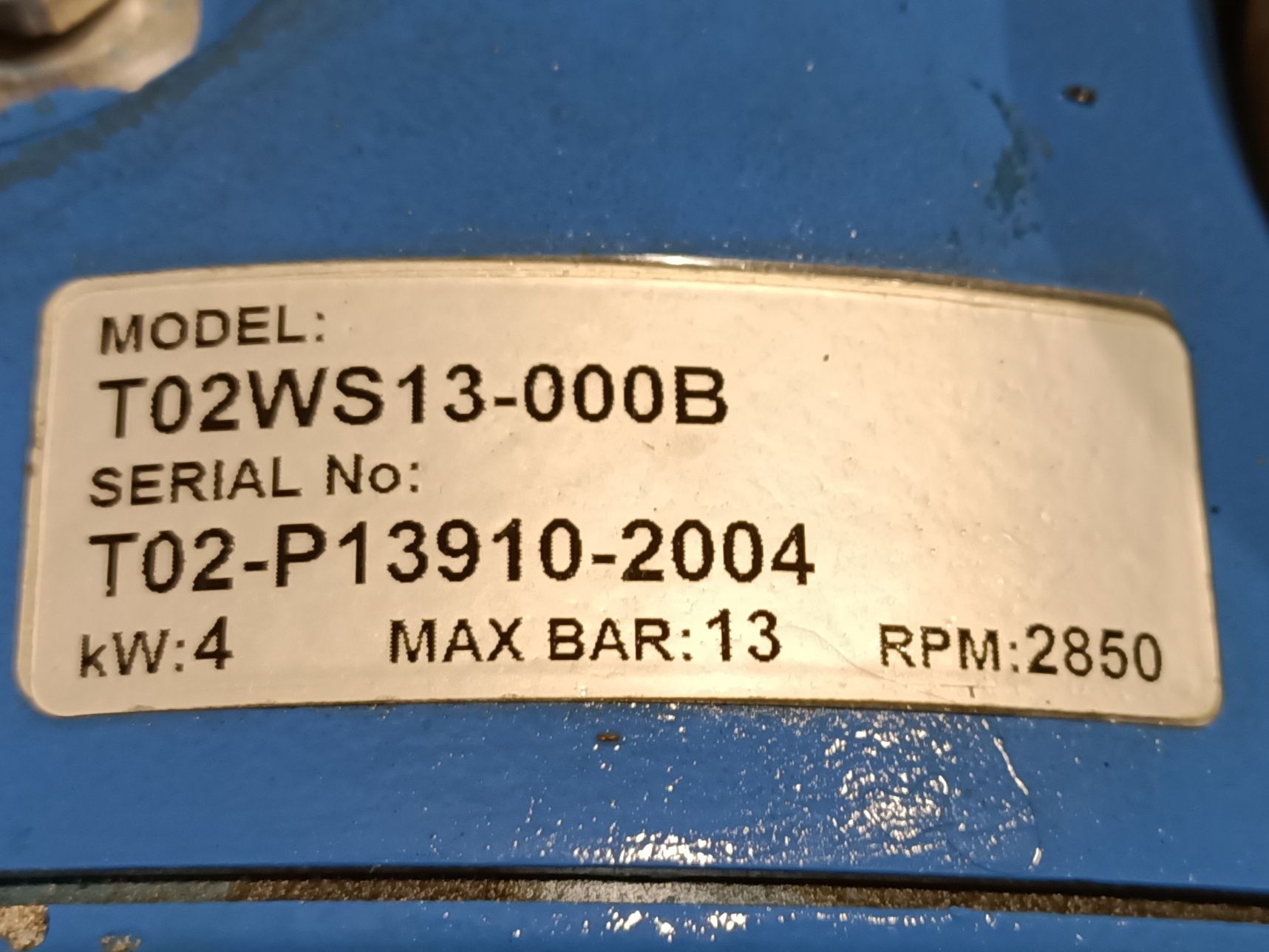 Kompresor łopatkowy hydrovane tx02 ,t360