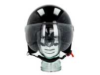 VESPA Kask Otwarty Visor 3.0 BLACK *NERO* Roz. L Oem.