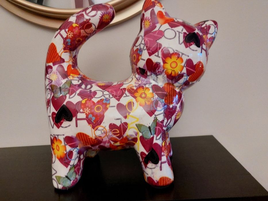 Skarbonka figurka duża Happycat Home and you 20cm