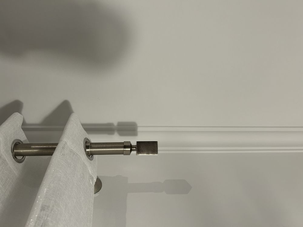 Varão para cortinado de 2 metros - diâmetro 3 cm -