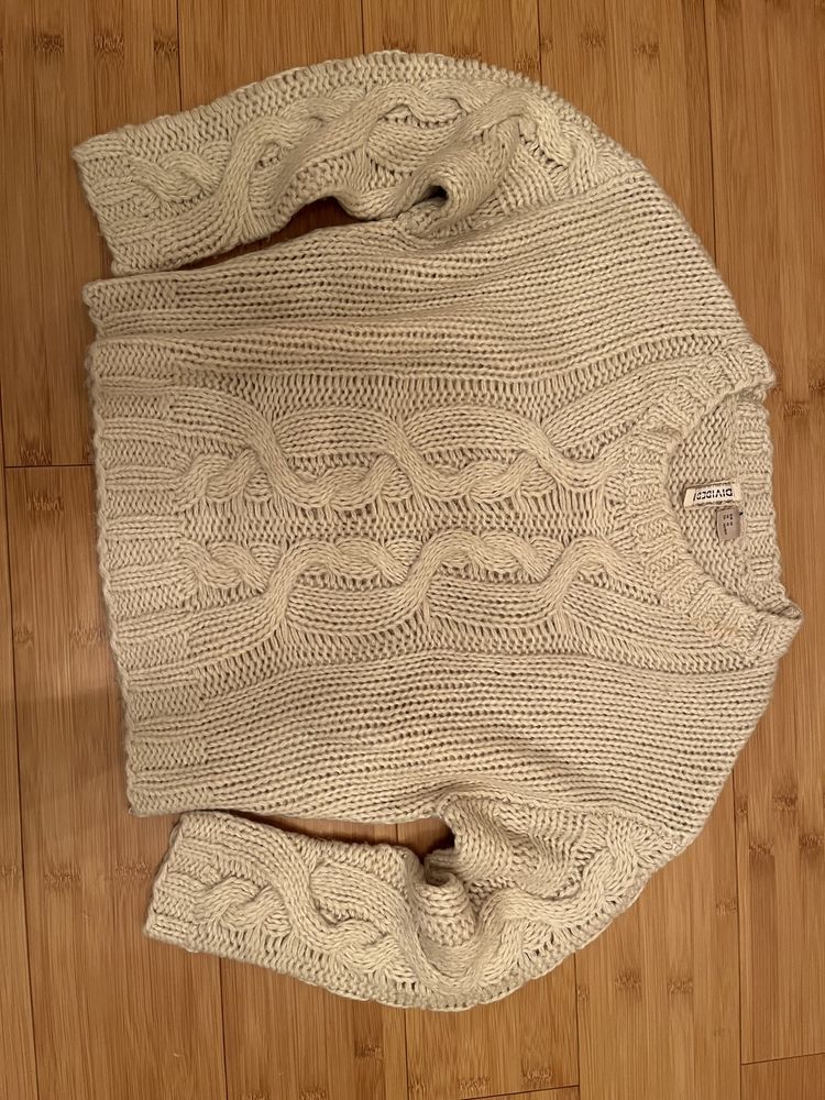 Sweter w warkoczowy splot H&M XS