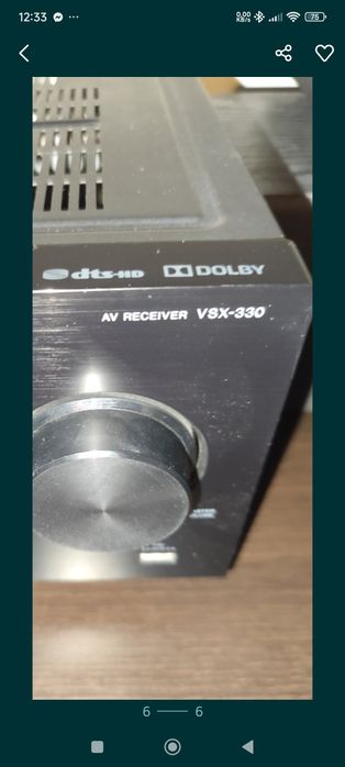 Pioneer. Vsx 330-k amplituner subwoofer aktywny i 5 głośn. k. domowego