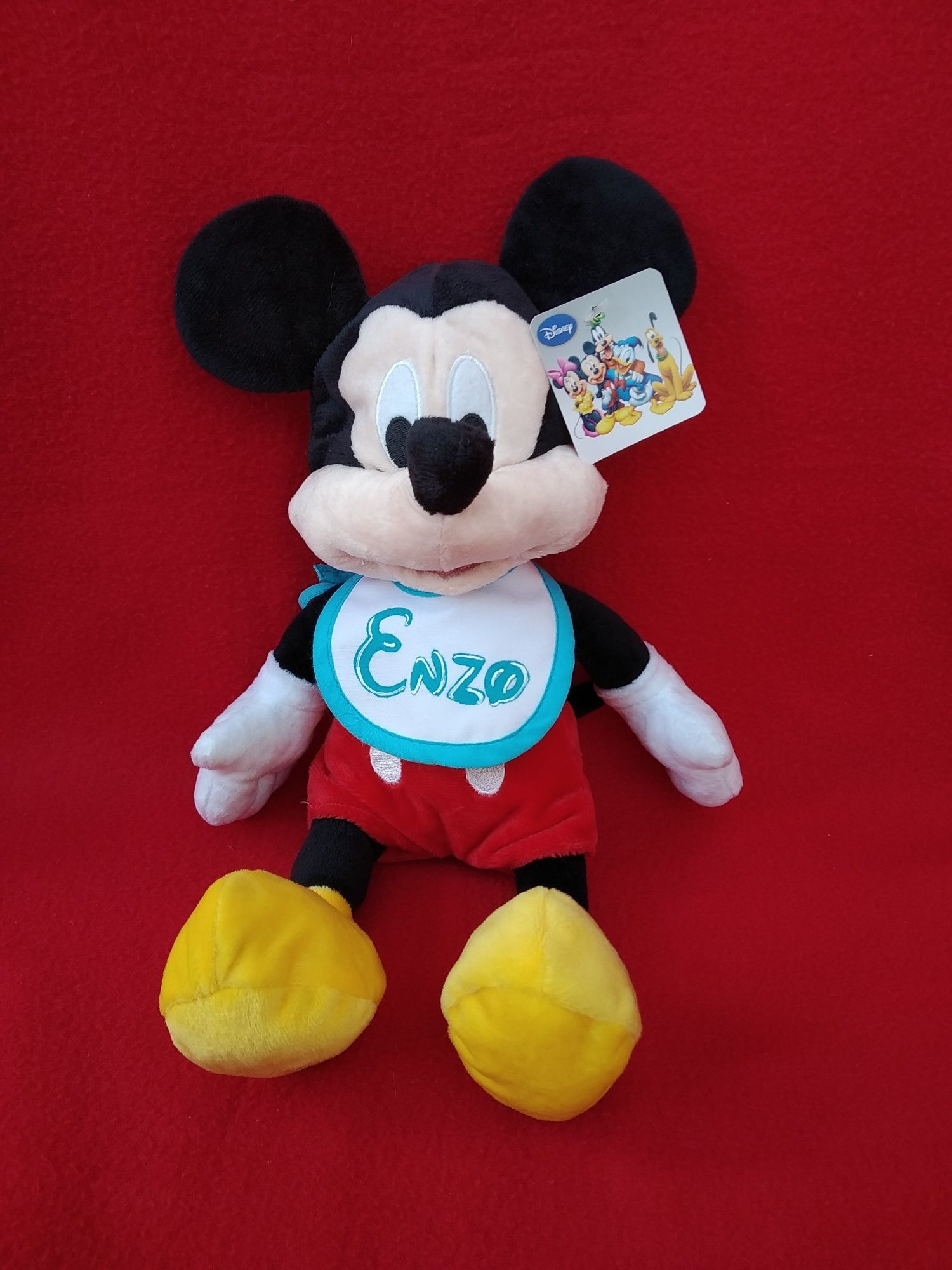 Minnie e Mickey com nome 40 cm