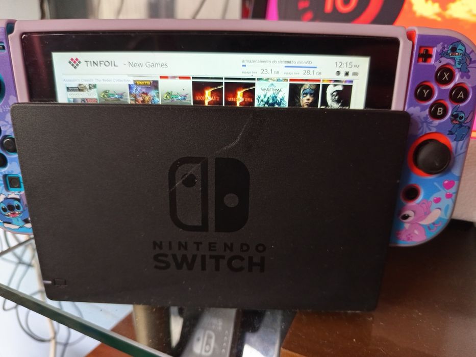 Switch v2 desbl com fc 26 + acessórios troca