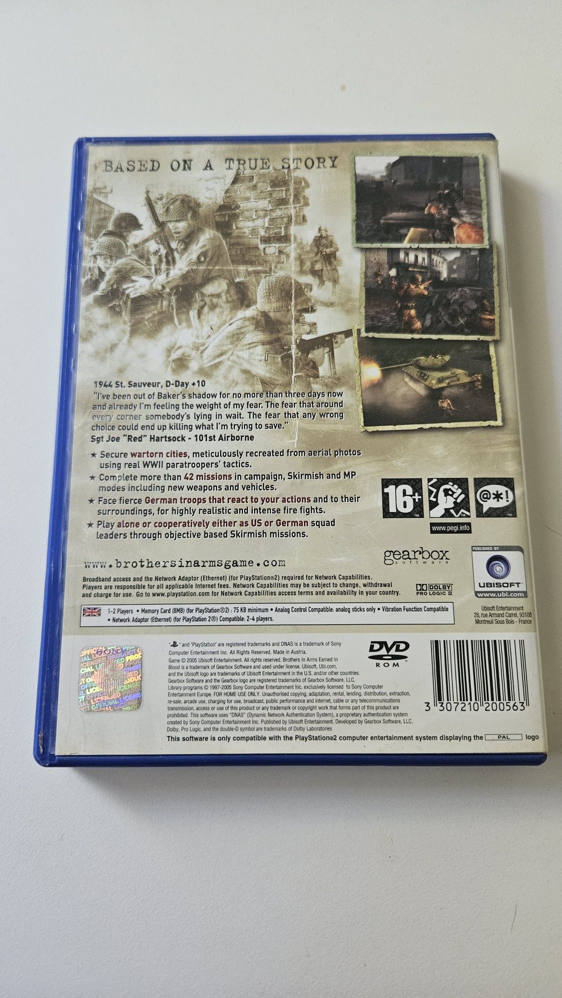 Brothers in Arms Earned in Blood PS2 ENG
