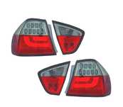 PILOTOS BMW E90 05-08 LED VERMELHO FUMADO