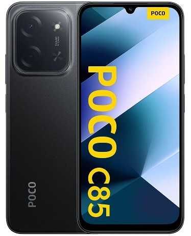 Xiaomi Poco C85 8/256GB BLACK 6,9" 6000mAh 33W IP64 Jack 3,5 Sklep Wwa