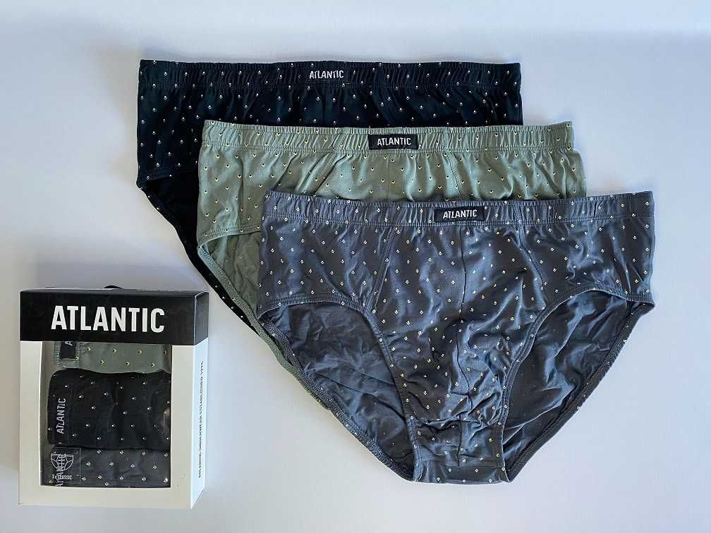 Чоловічі труси мужские трусы Atlantic classic Польша набор 3 шт