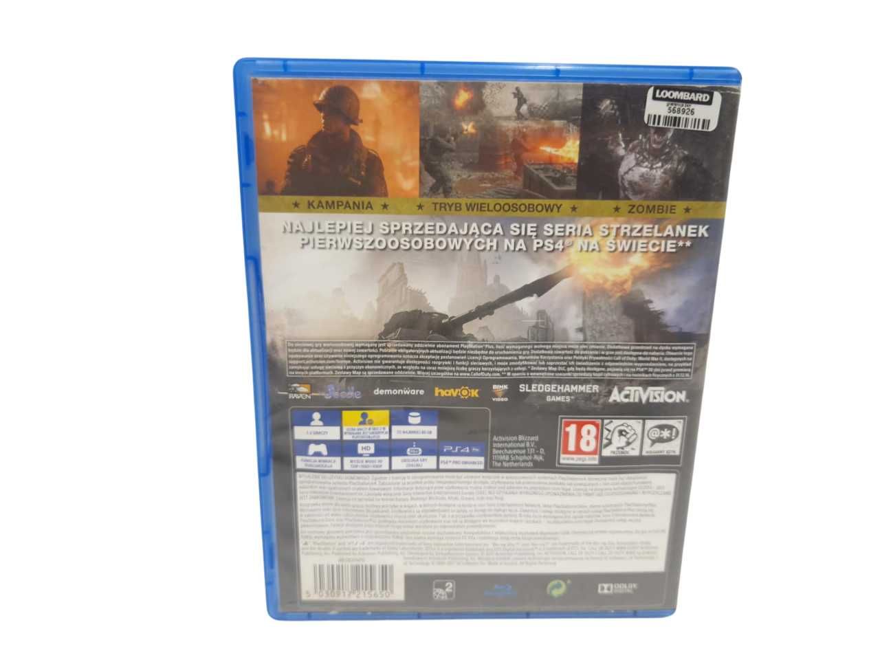 Gra PS4 Call Of Duty WWII (polska wersja)