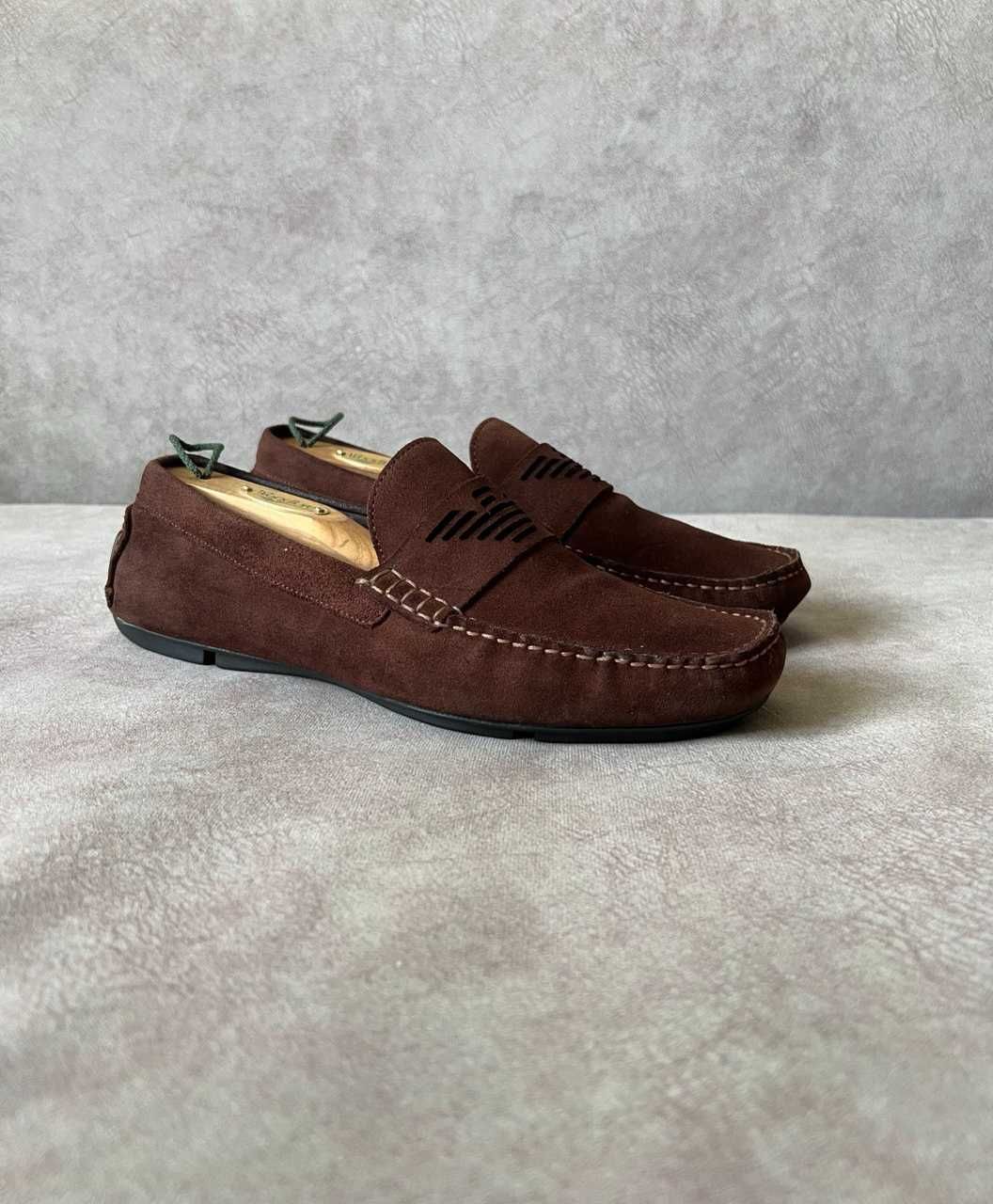Оригінальні Замшеві Мокасини Giorgio Armani 41р