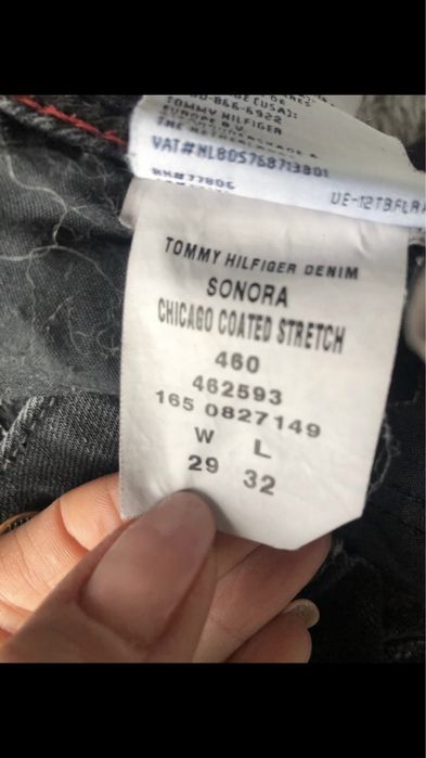 Czarne jeansy Tommy Hilfiger 29/32