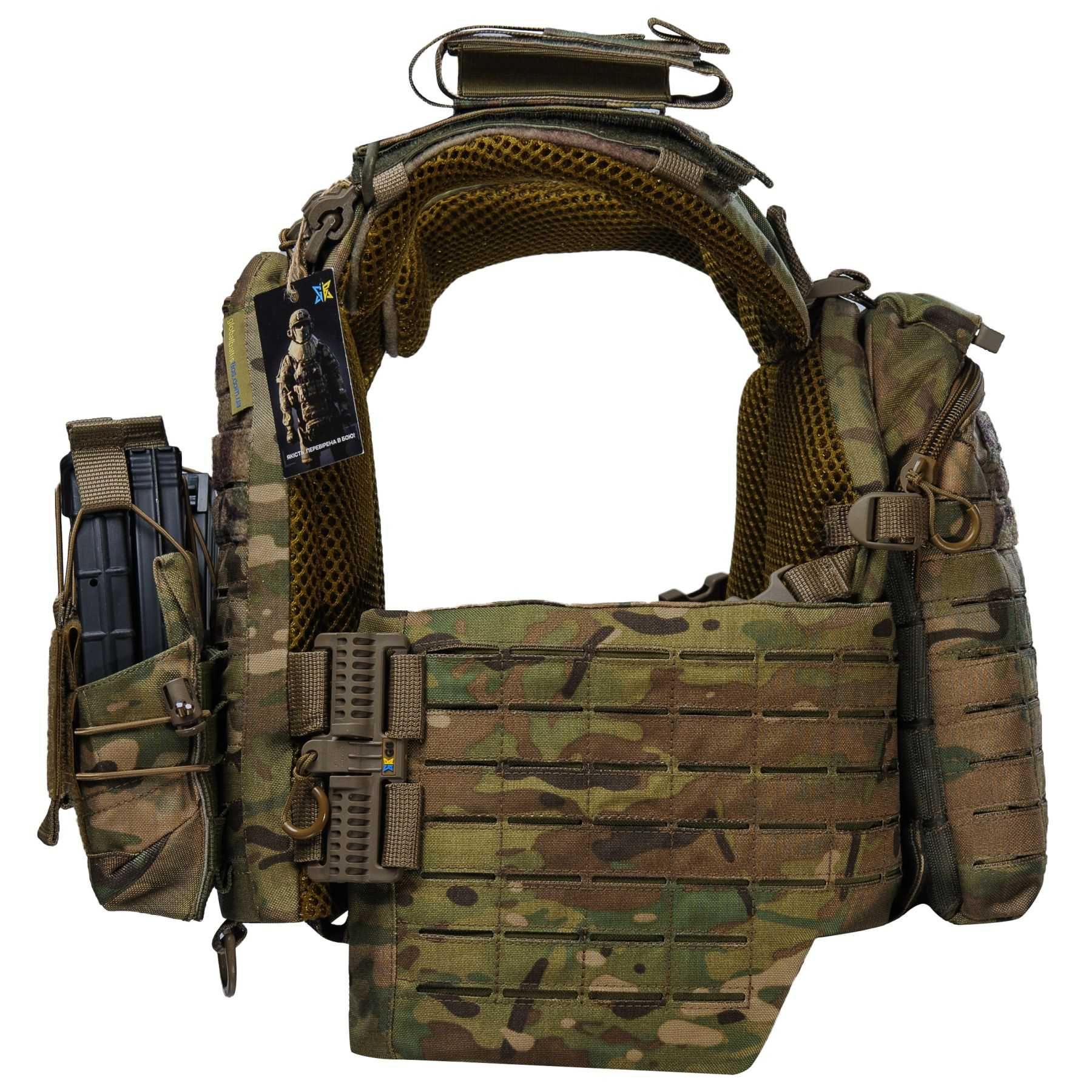 NEW! Преміум плитоноска Warmor Gen.5 + 3 підсумки під АК. МУЛЬТИКАМ.