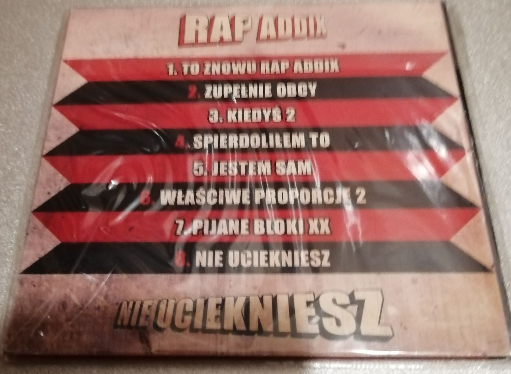 Rap Addix - Nie uciekniesz CD ep 1wyd.unikat