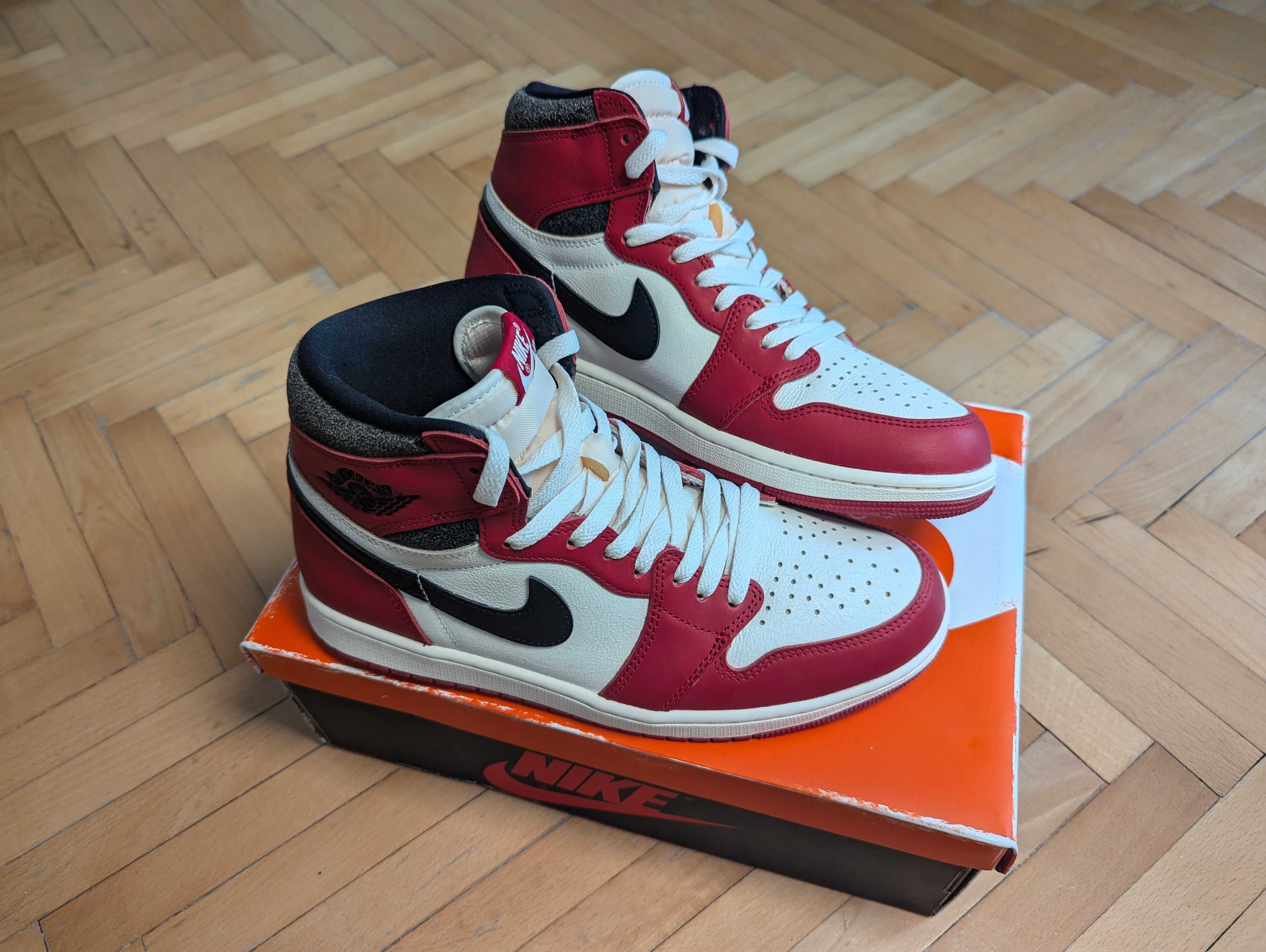 Jordan Retro 1 Lost and Found Chicago NEW 43