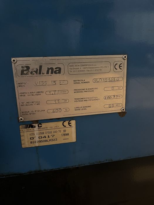 Compressor parafuso Balma