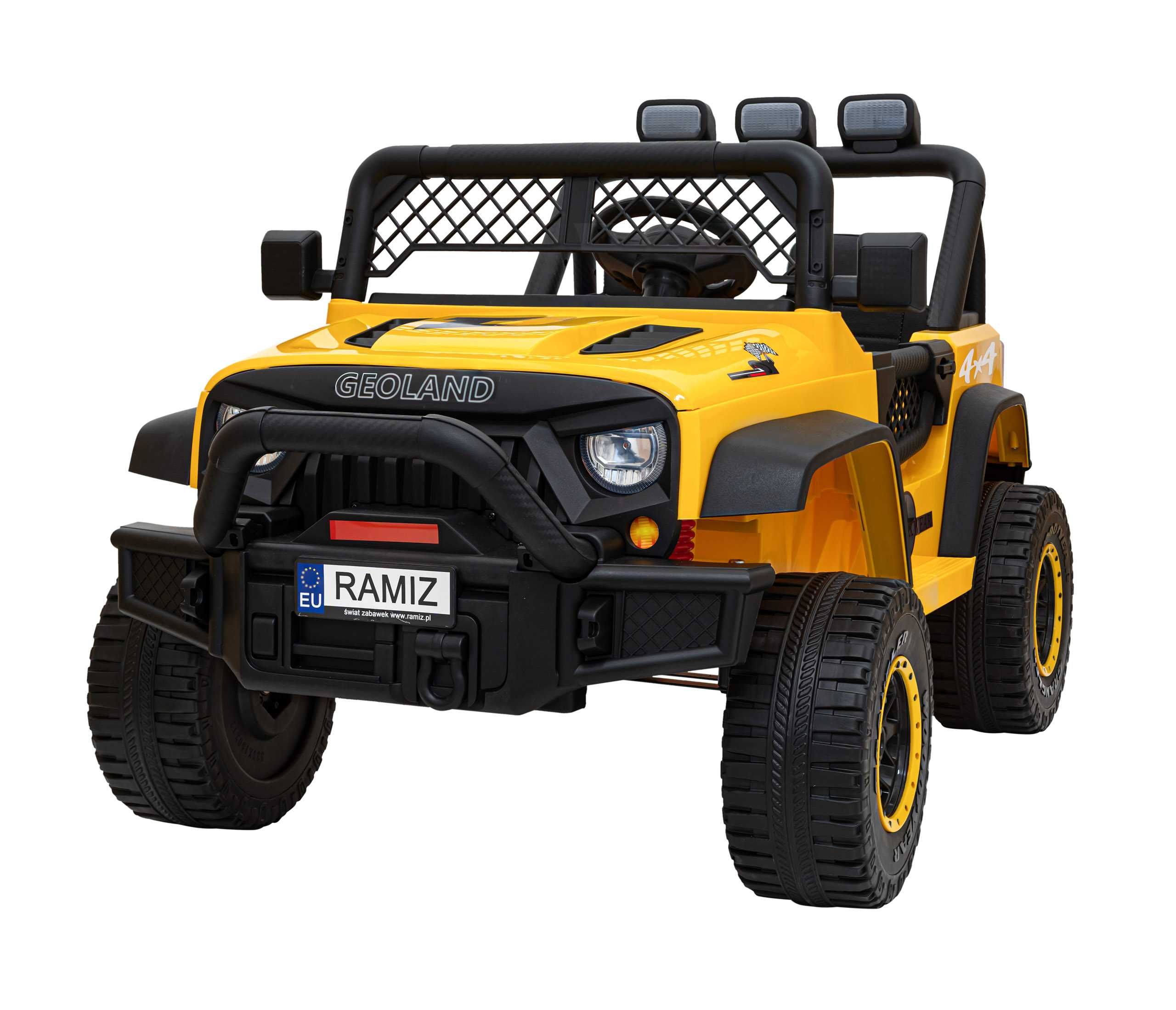 AUTO jeep Geoland Power dla 2 dzieci do 50kg 2x200W 24V7Ah 3 Szybkości