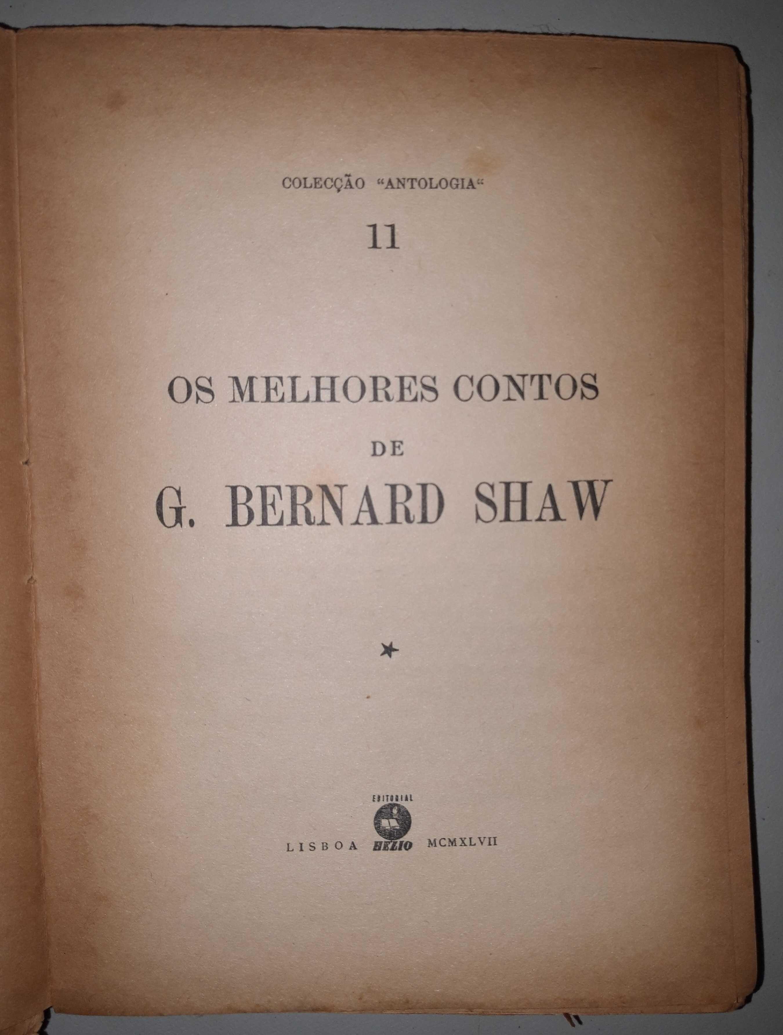 Livro Ref Cx B - G. Bernard Shaw - Os Melhores Contos de