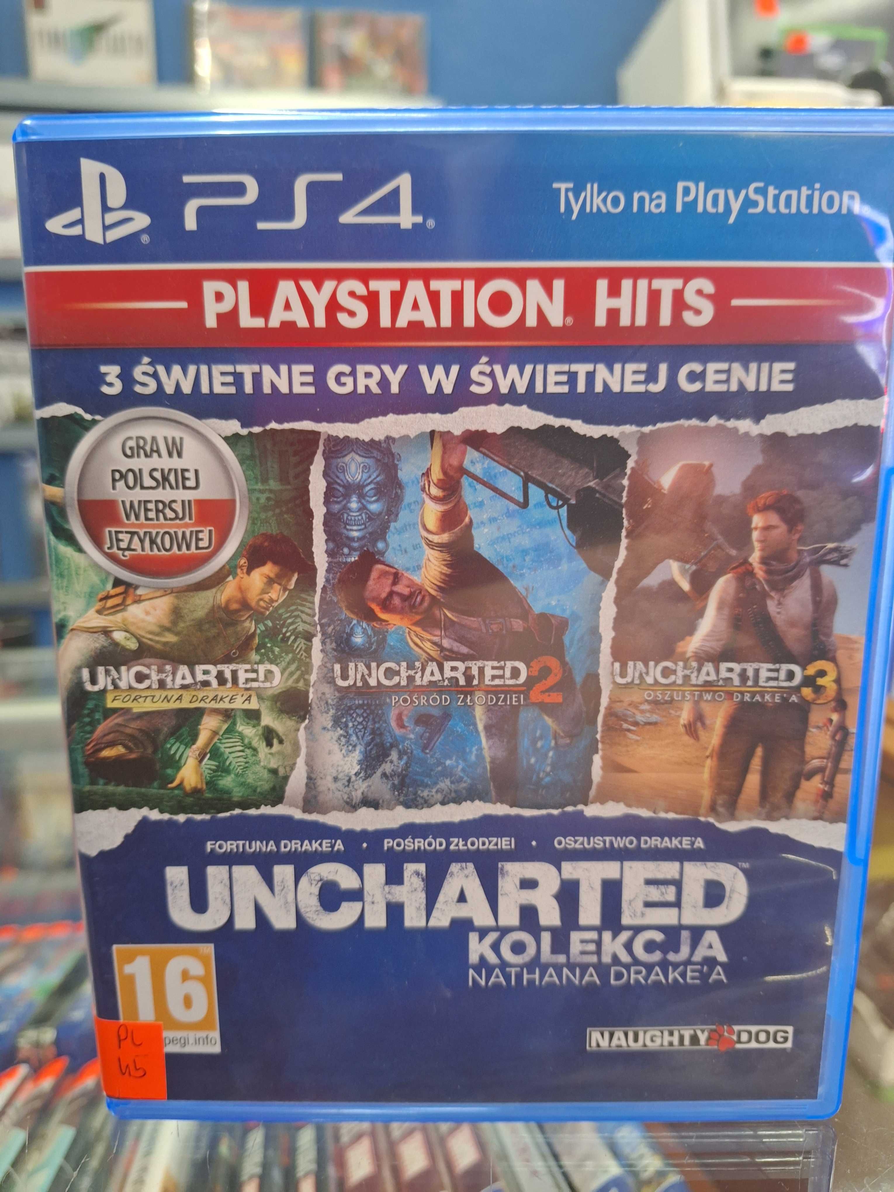 Uncharted Kolekcja Nathana Drake'a PS4, BDB, CentrumGrania