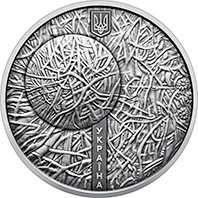 Монета Пльонтанізм (Іван Марчук) у футлярі 10 грн, срібло