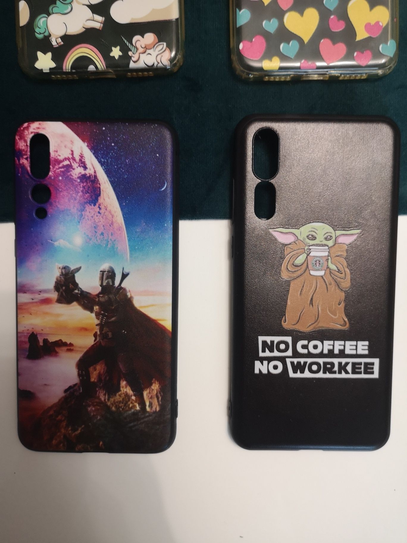 Zestaw 6x etui na telefon case futerał na huawei p20 pro