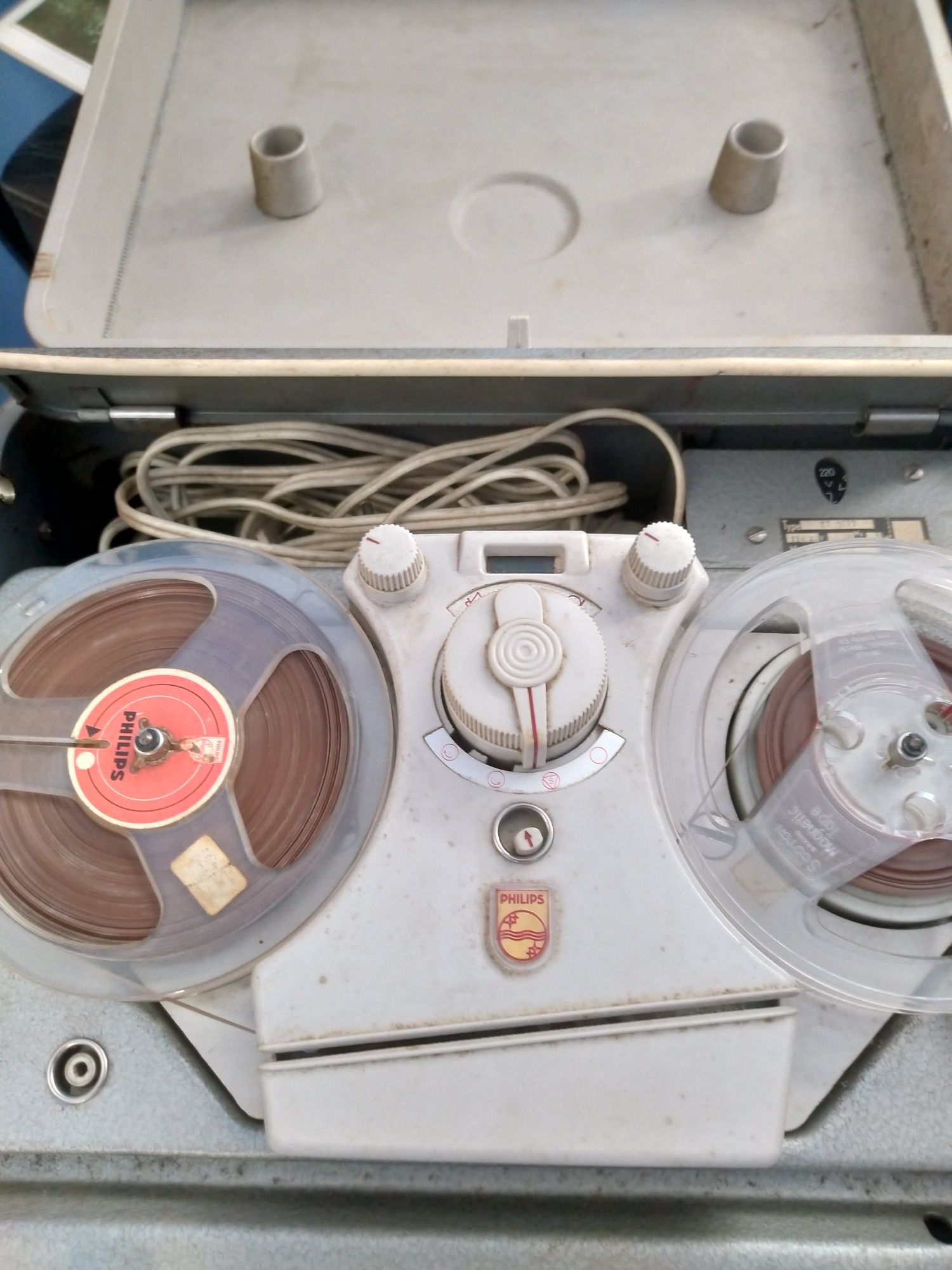 Leitor gravador bobines vintage Philips