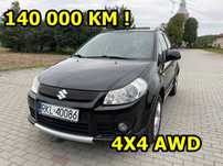 Suzuki SX4 4X4 AWD 1.6 Benzyna  # 140 000 KM # IDEALNY STAN ! BEZ RDZY
