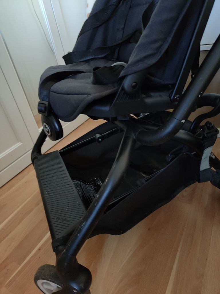 Cybex easy s twist czarny spacerówka do samolotu podróżny