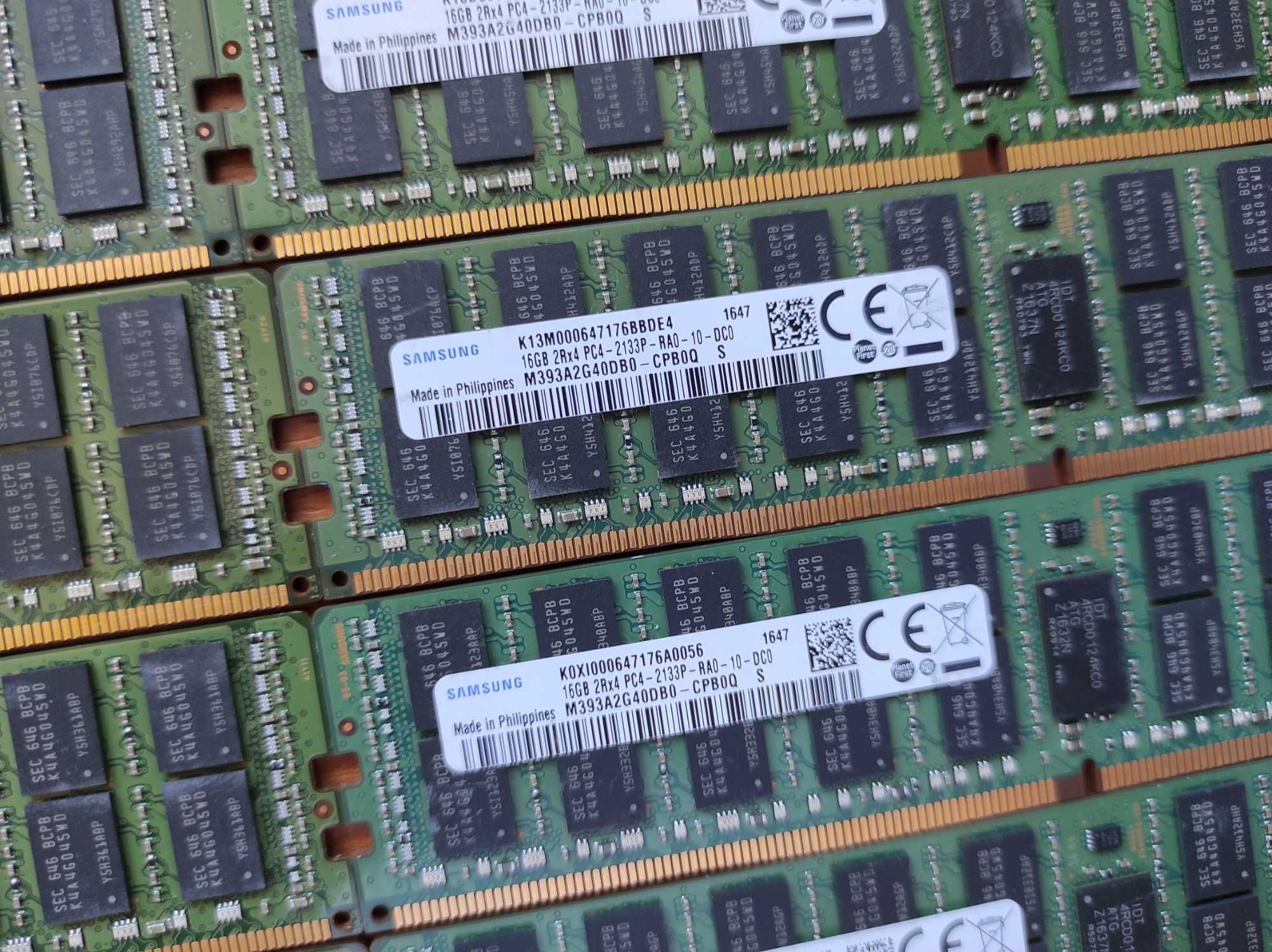 Samsung 16GB ECC DDR4 2133 PC4-17000R Reg серверная