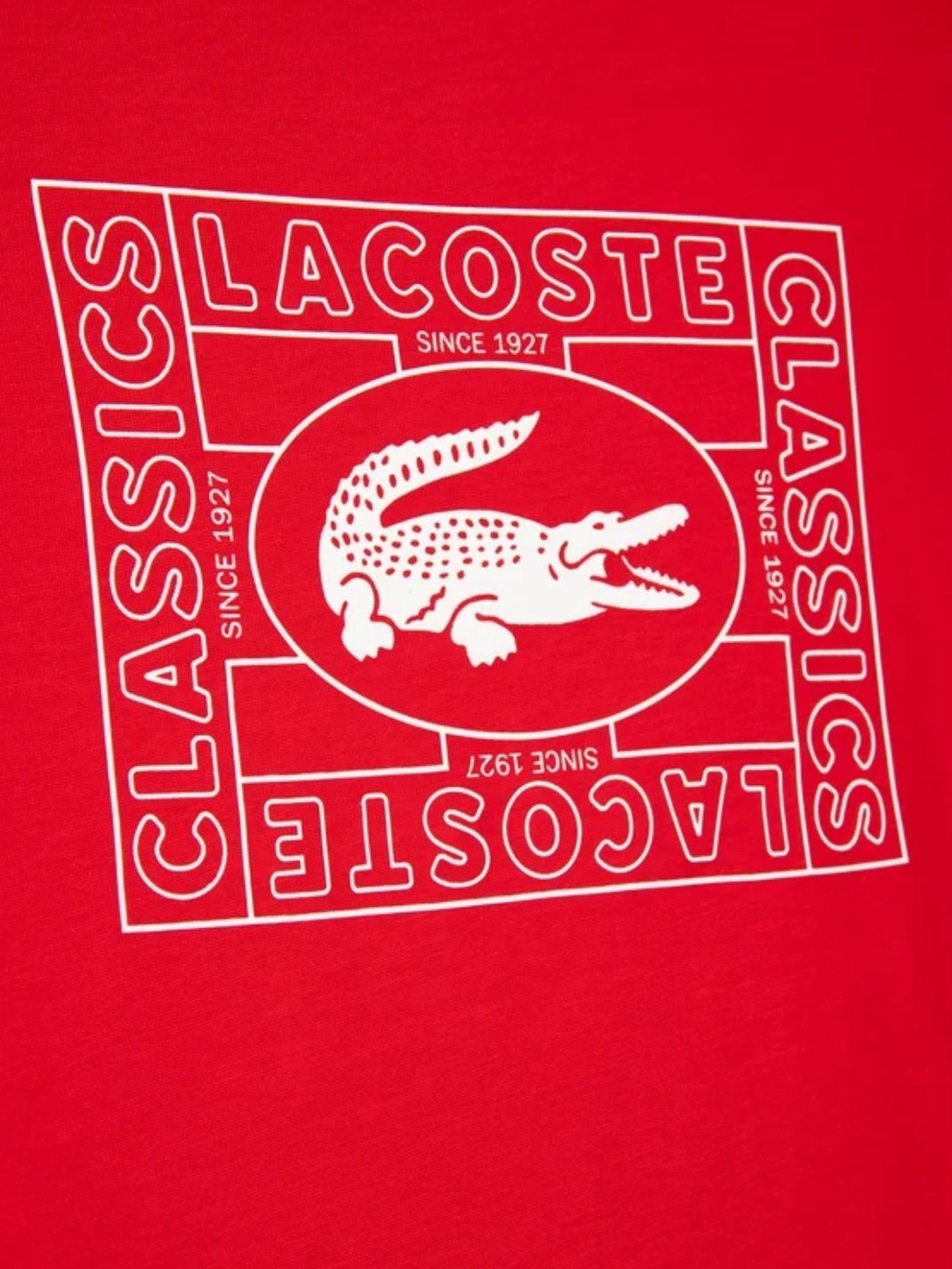 T-shirt młodzieżowy Lacoste Regular Fit roz. 12 lat/152 cm