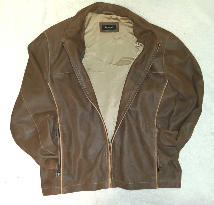 Куртка Milestone Германия замшевая кожа premium типа diesel 50-52 р