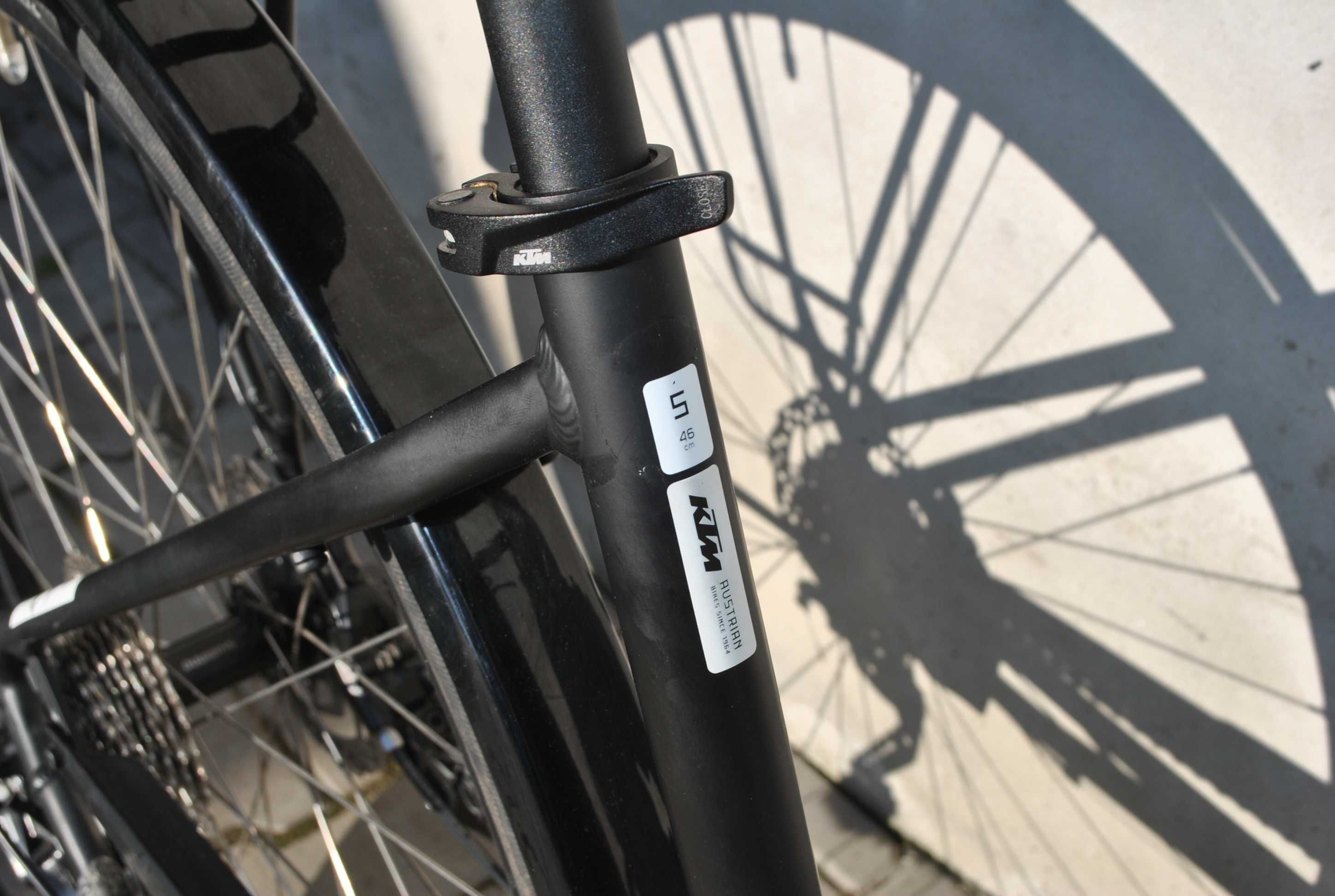 Idealny rower trekkingowy KTM Saragossa 27 28" Shimano Deore Dynamo