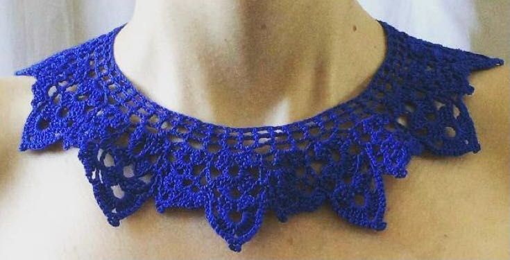 Colares personalizados em crochet