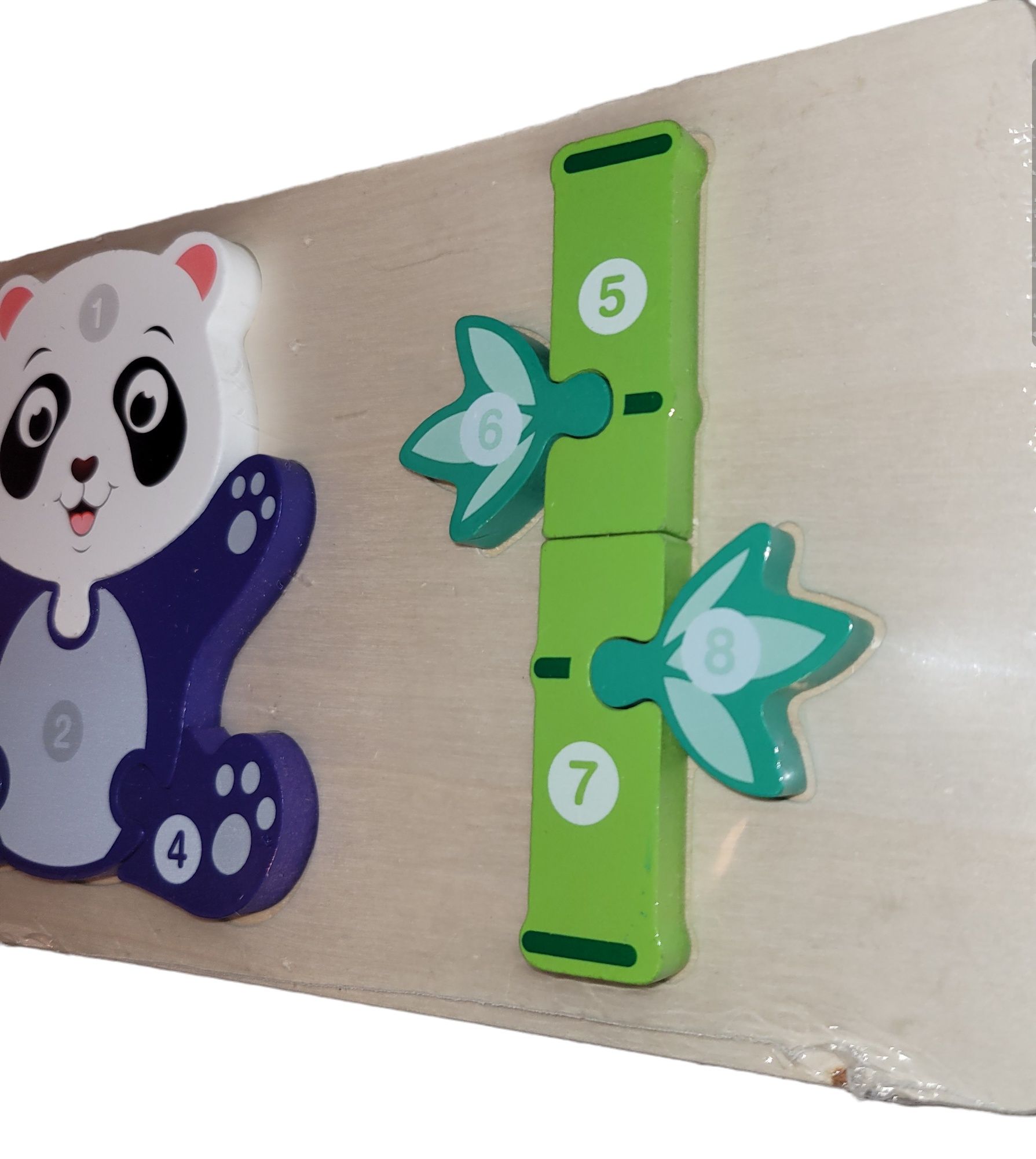Nowa drewniana układanka Panda #215