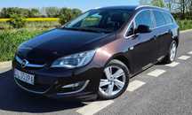 Opel Astra Sports Tourer 1,4 Turbo, 140 KM, benzyna, manual, 2013r.