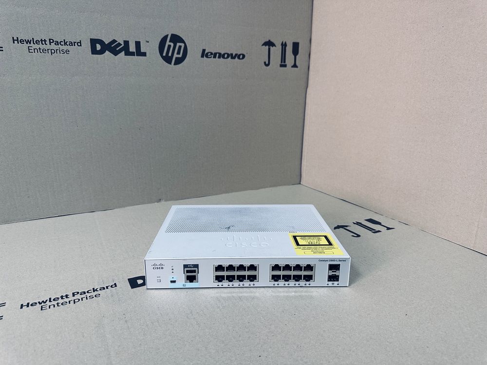 Гигабитный коммутатор Cisco WS-C2960L-16TS-LL