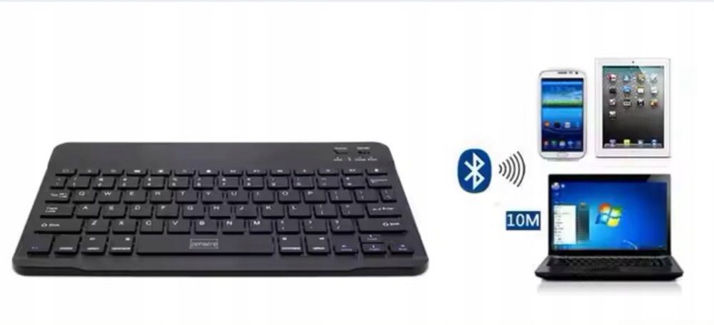 Klawiatura Mini Bezprzewodowa Bluetooth Przenośna Tablet Android IOS