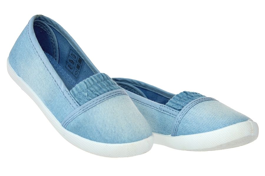 Rozmiar: 24 Tenisówki Jeansowe Buty Dziecięce Gumka 6151