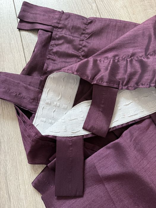 Zaslony fioletowe delikatnie zaciemniajace 2szt 140x245