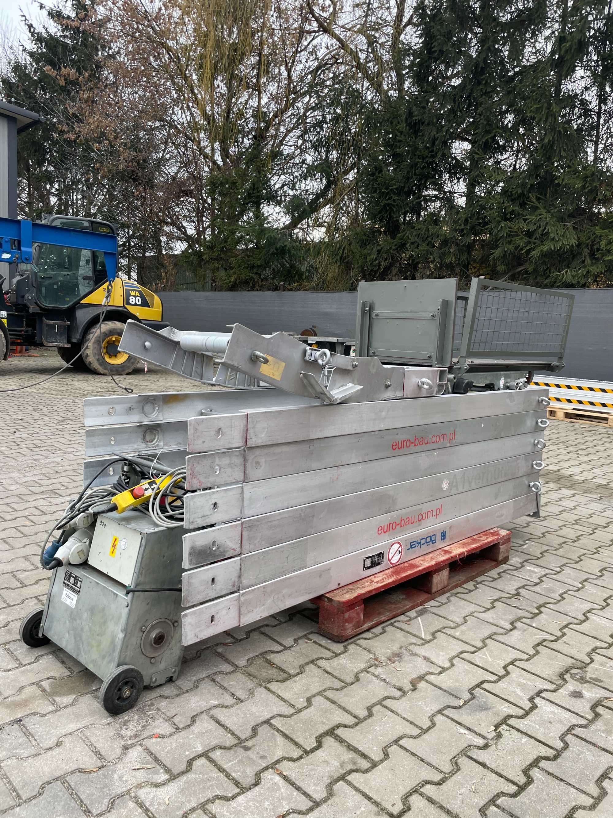 Winda Drabina Dekarska Bocker TOP LIFT 250kg 13-21m Steinweg Geda