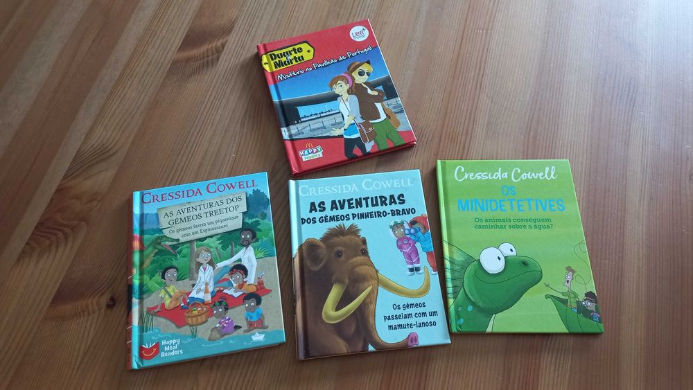 Livros, lote de 4